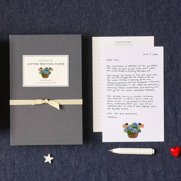 Felix Doolittle paper Dear Friend - Letter Writing Paper - Robin