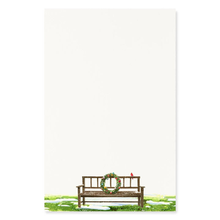 Felix Doolittle paper Snowy Wreath - Letter Writing Paper - Christmas Wreath