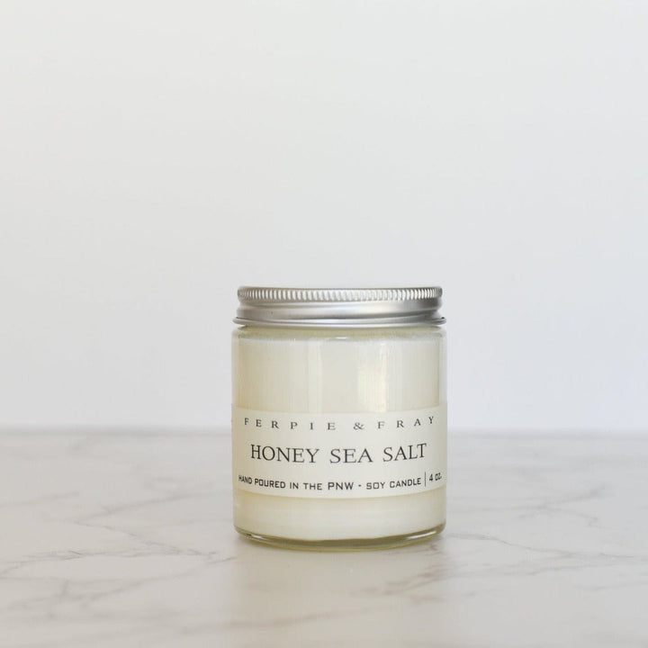 Ferpie & Fray Candle 4oz Honey Sea Salt Candle