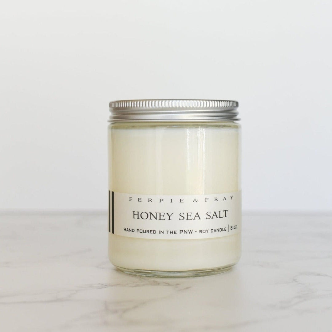 Ferpie & Fray Candle 8oz Honey Sea Salt Candle