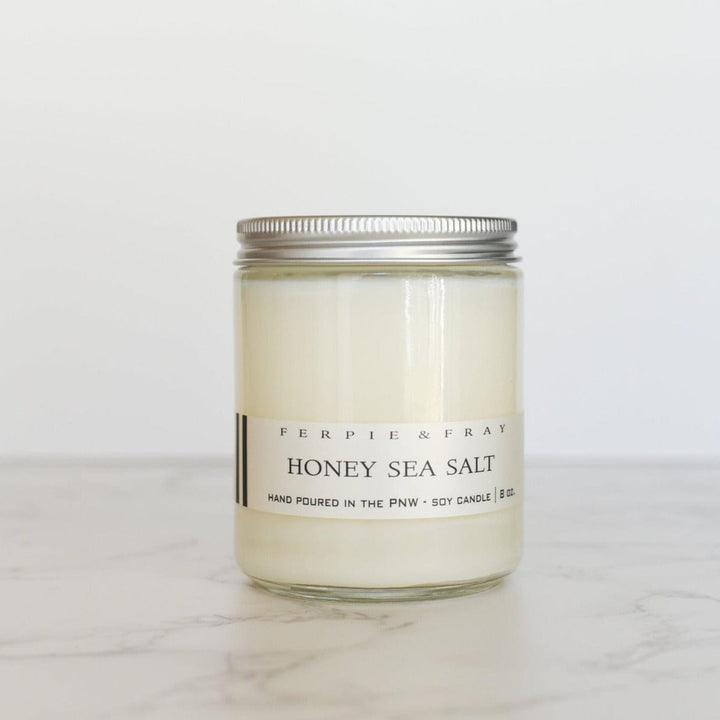 Ferpie & Fray Candle 8oz Honey Sea Salt Candle