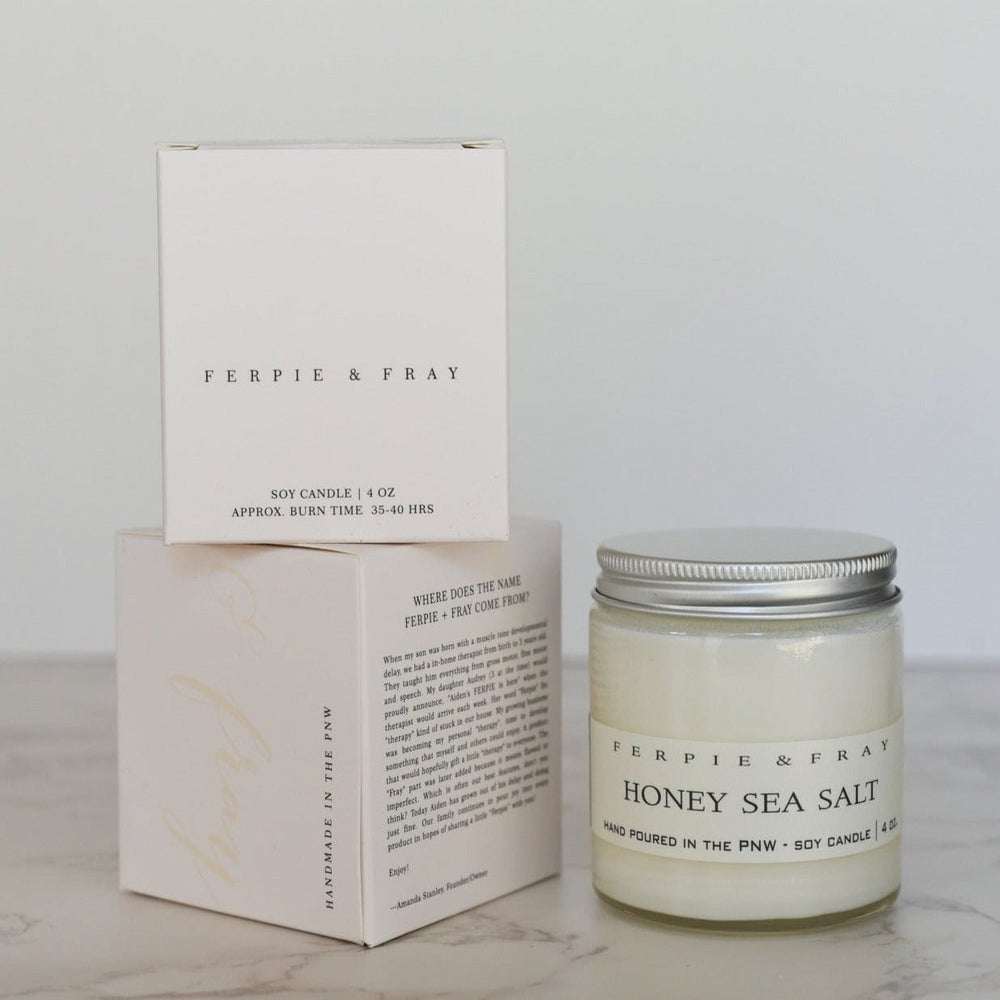 Ferpie & Fray Candle Honey Sea Salt Candle