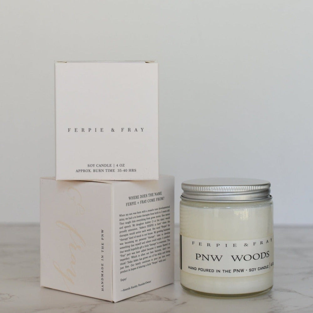 Ferpie & Fray Candle PNW Woods Candle