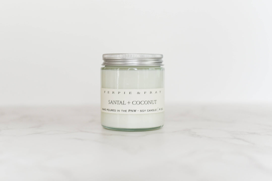 Ferpie + Fray Gifts 4oz Santal + Coconut