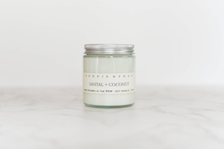 Ferpie + Fray Gifts 4oz Santal + Coconut