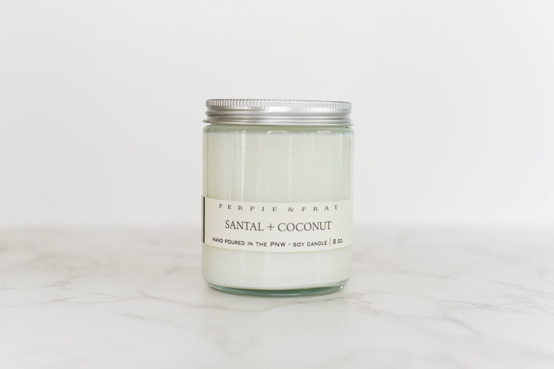 Ferpie + Fray Gifts 8oz Santal + Coconut