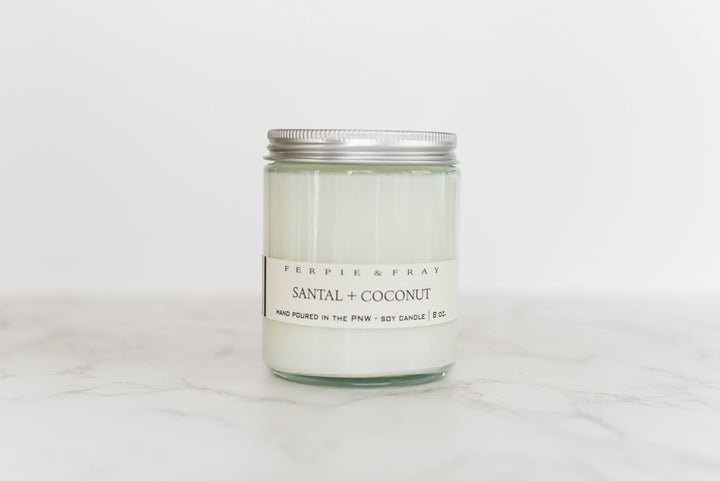 Ferpie + Fray Gifts 8oz Santal + Coconut