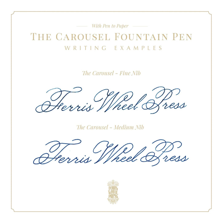 Ferris Wheel Press Fountain Pen 2024 Limited Edition | Aluminum Carousel Fountain Pen - Aurorealis - Fine
