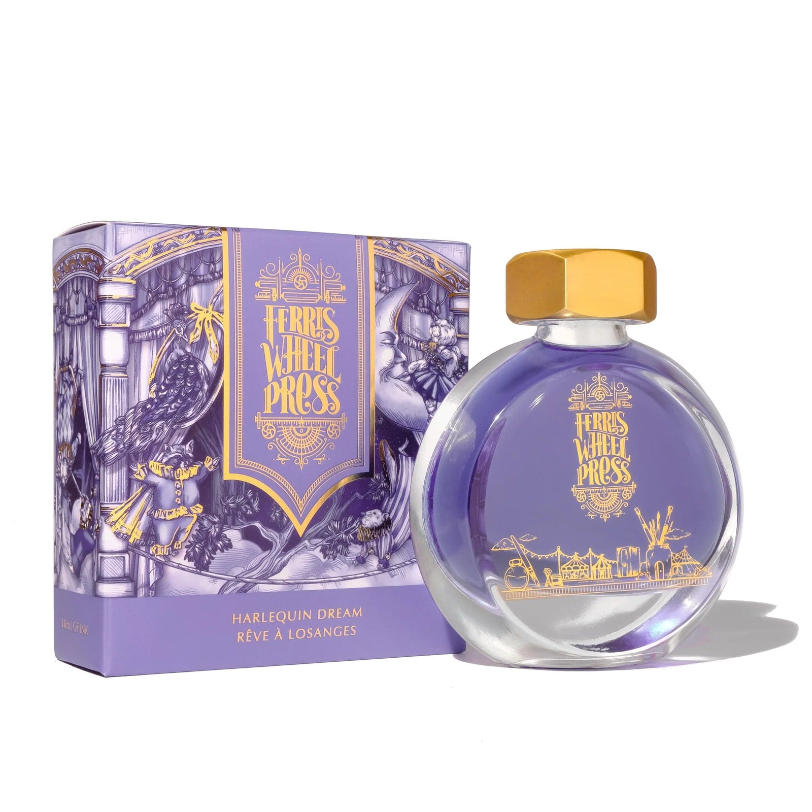 Ferris Wheel Press Fountain Pen 38ml Harlequin Dream Ink