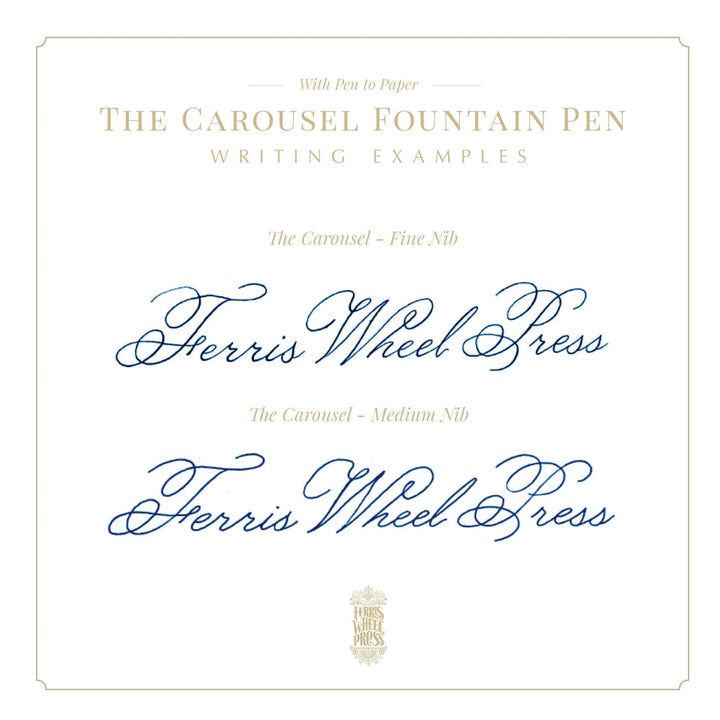 Ferris Wheel Press Fountain Pen The Carousel Fountain Pen - Tides of Midas