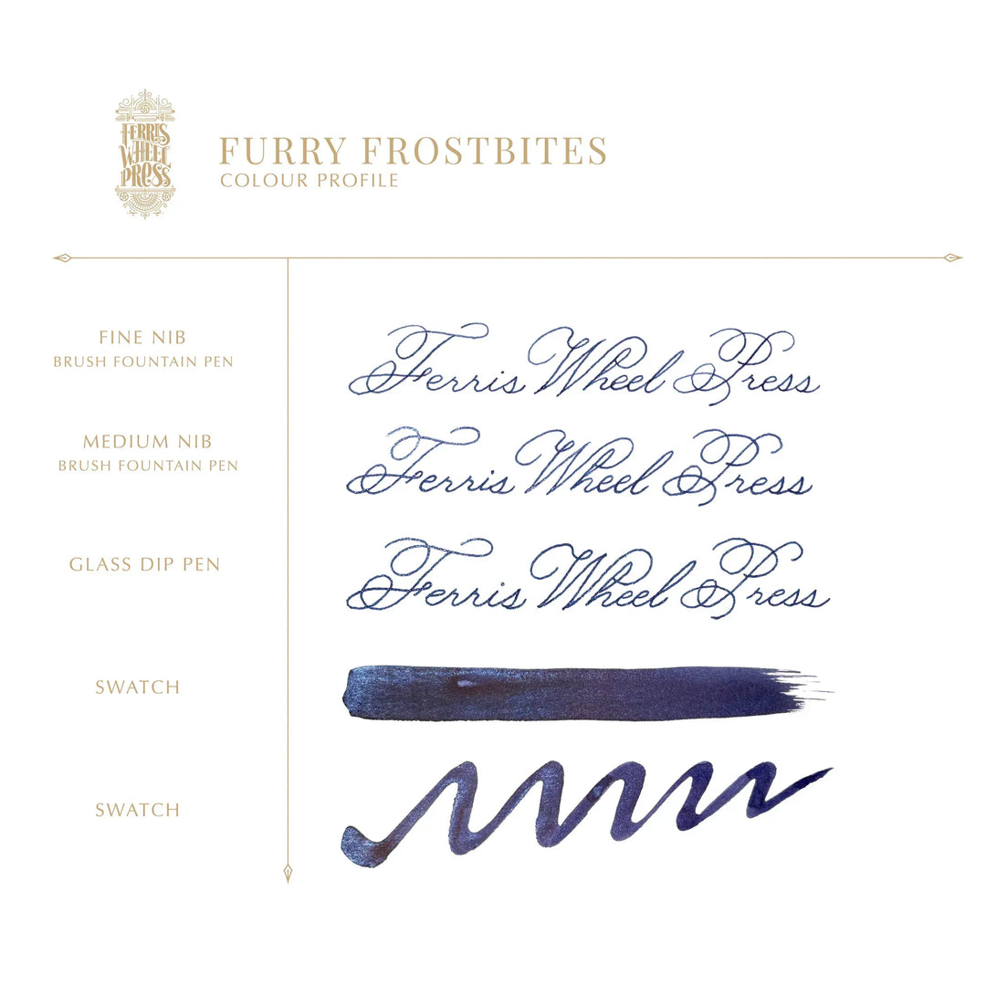Ferris Wheel Press Paper 20ml Furry Frostbites - Bestiary Series | Ferris Wheel Press