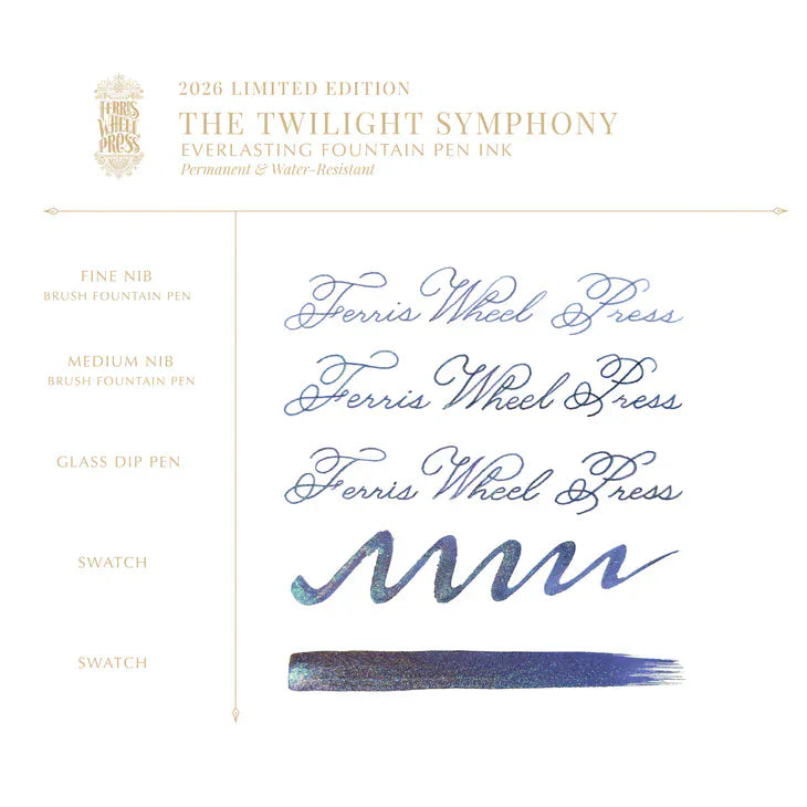 Ferris Wheel Press Paper 20ml Limited Edition | Twilight Symphony | Ferris Wheel Press