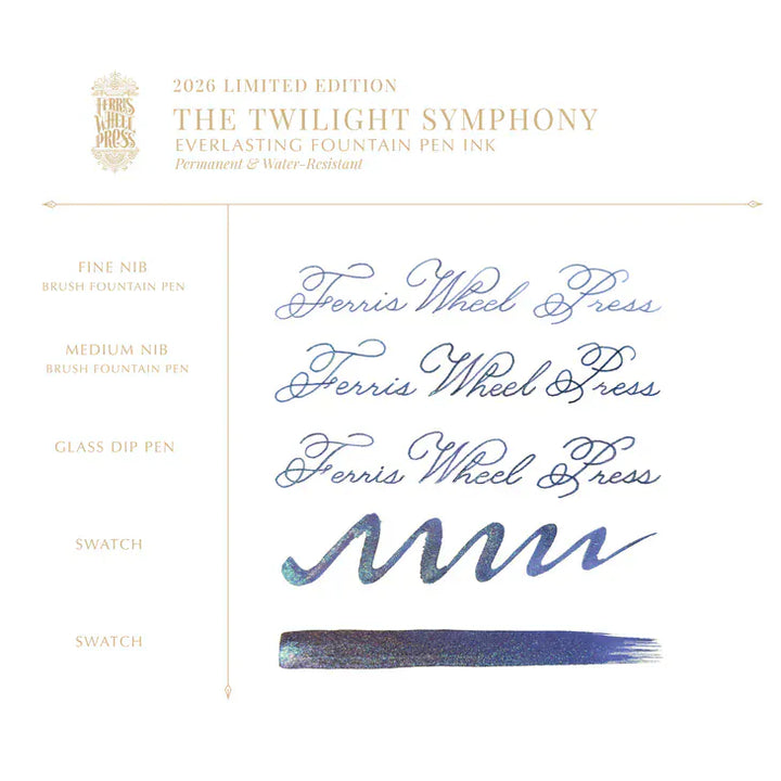 Ferris Wheel Press Paper 20ml Limited Edition | Twilight Symphony | Ferris Wheel Press