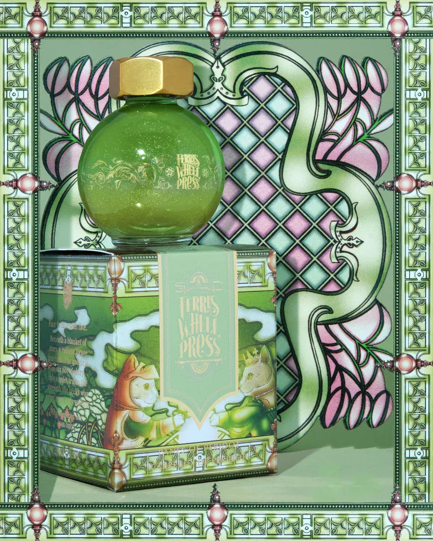 Ferris Wheel Press Paper 20ml The Book of Knights Series - Panes of Peridot | Ferris Wheel Press