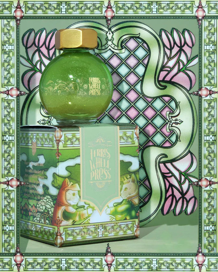 Ferris Wheel Press Paper 20ml The Book of Knights Series - Panes of Peridot | Ferris Wheel Press