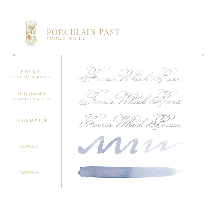 Ferris Wheel Press Paper 38 ml Porcelain Past - La Belle Epoque Collection | Ferris Wheel Press