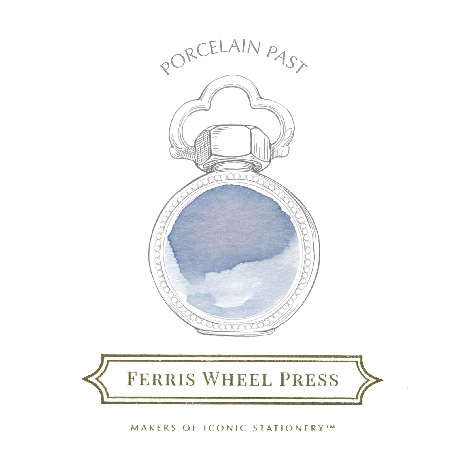 Ferris Wheel Press Paper 38 ml Porcelain Past - La Belle Epoque Collection | Ferris Wheel Press