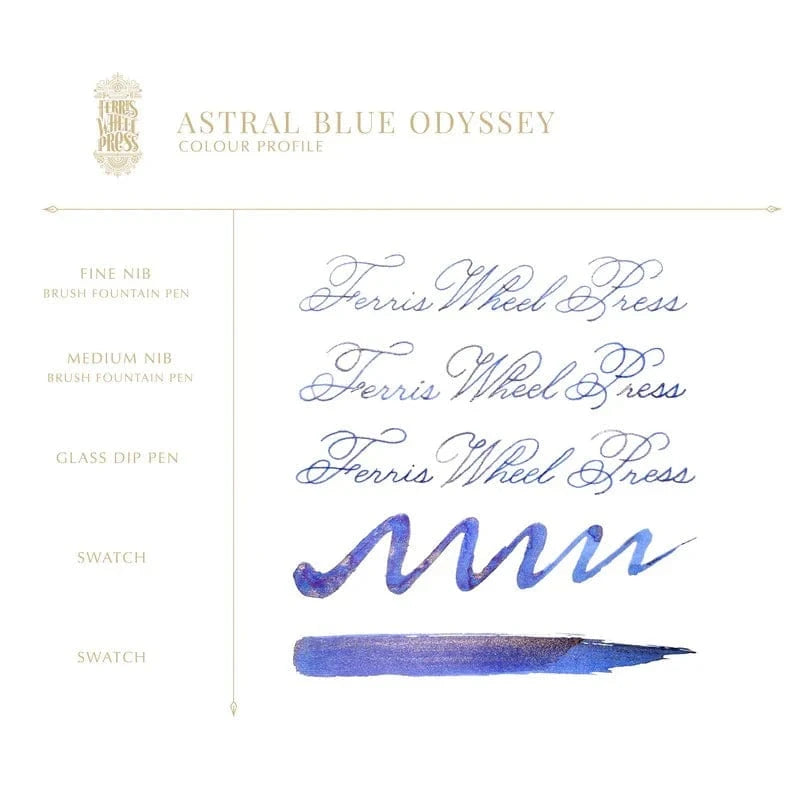 Ferris Wheel Press Paper 38ml Astral Blue Odyssey | Ferris Wheel Press