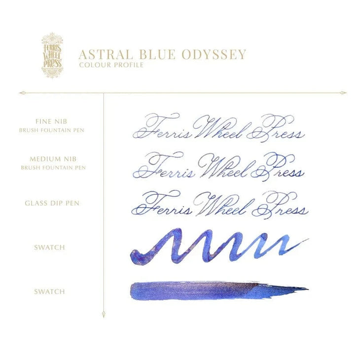 Ferris Wheel Press Paper 38ml Astral Blue Odyssey | Ferris Wheel Press