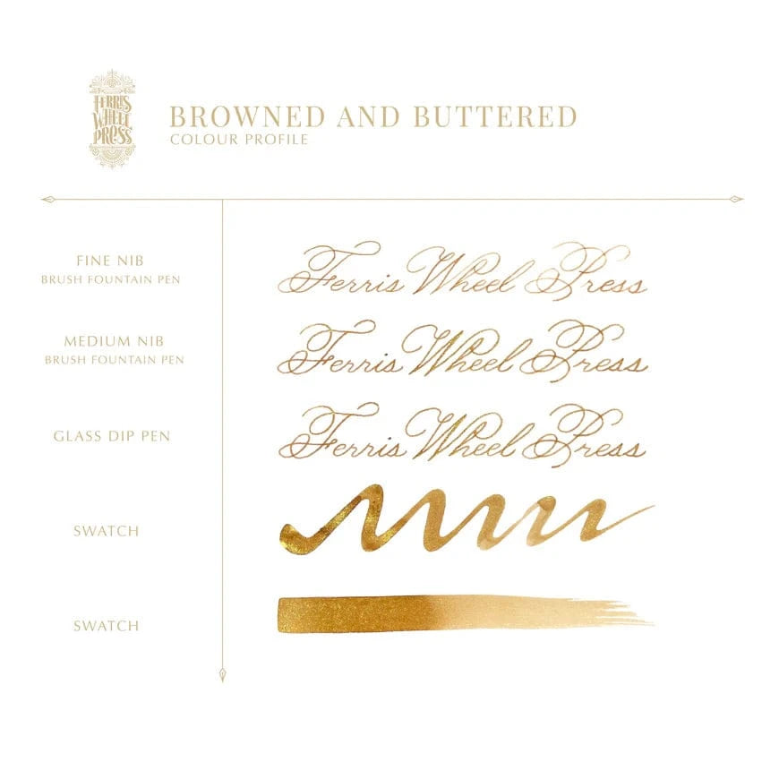 Ferris Wheel Press Paper 38ml Browned and Buttered | Ferris Wheel Press