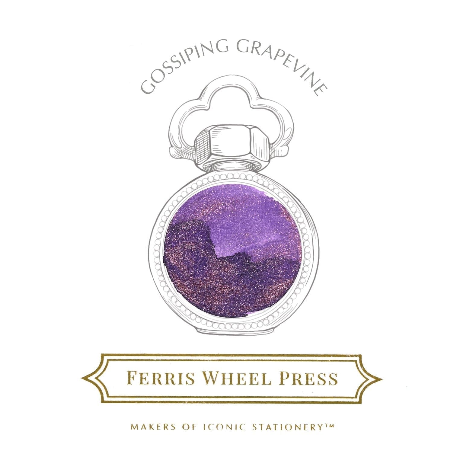 Ferris Wheel Press Paper 38ml Gossiping Grapevine Ink | Ferris Wheel Press