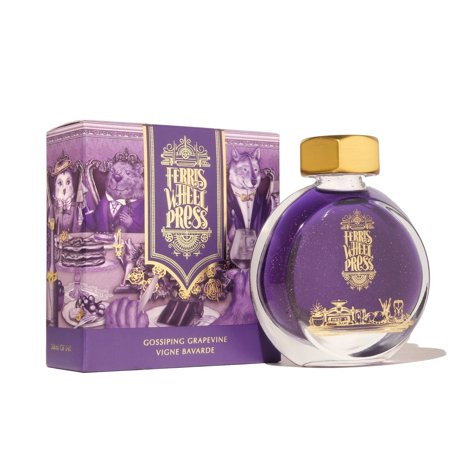 Ferris Wheel Press Paper 38ml Gossiping Grapevine Ink | Ferris Wheel Press