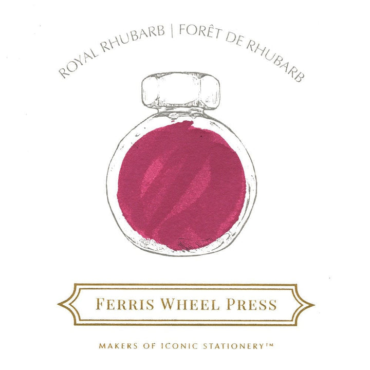 Ferris Wheel Press Pen Ink & Refills 38ml Royal Rhubarb Ink