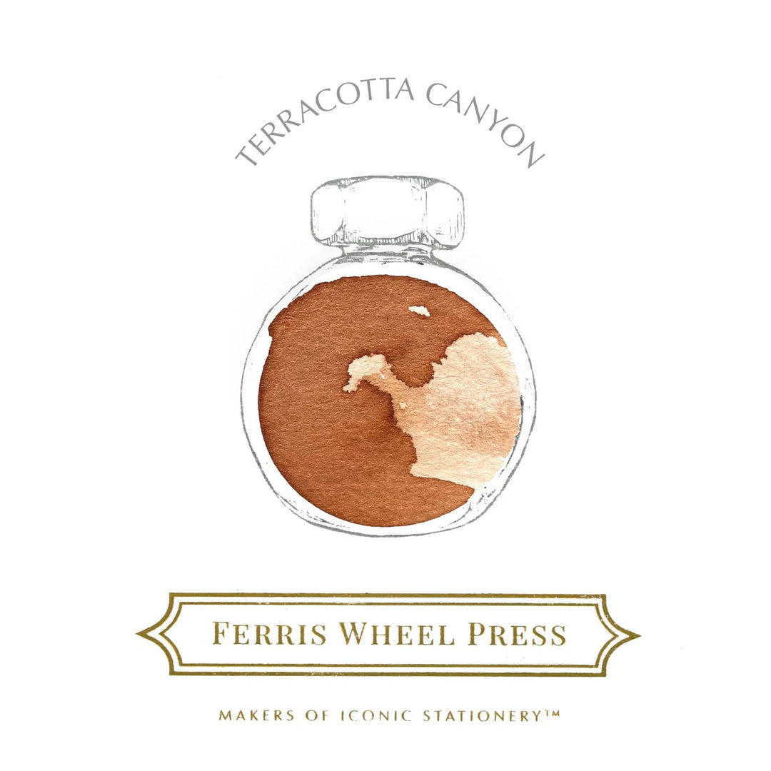 Ferris Wheel Press Pen Ink & Refills Terracotta Canyon Ink 38ml