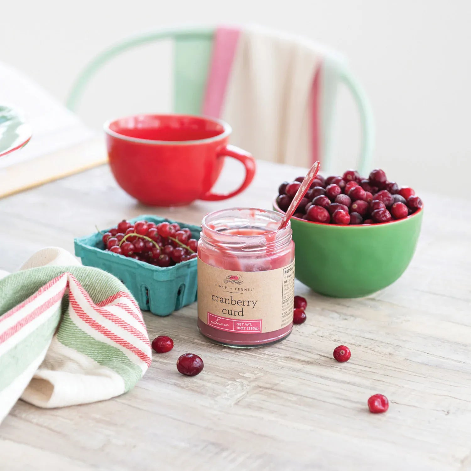 Finch & Fennel Home 10 oz. Cranberry Curd Sauce