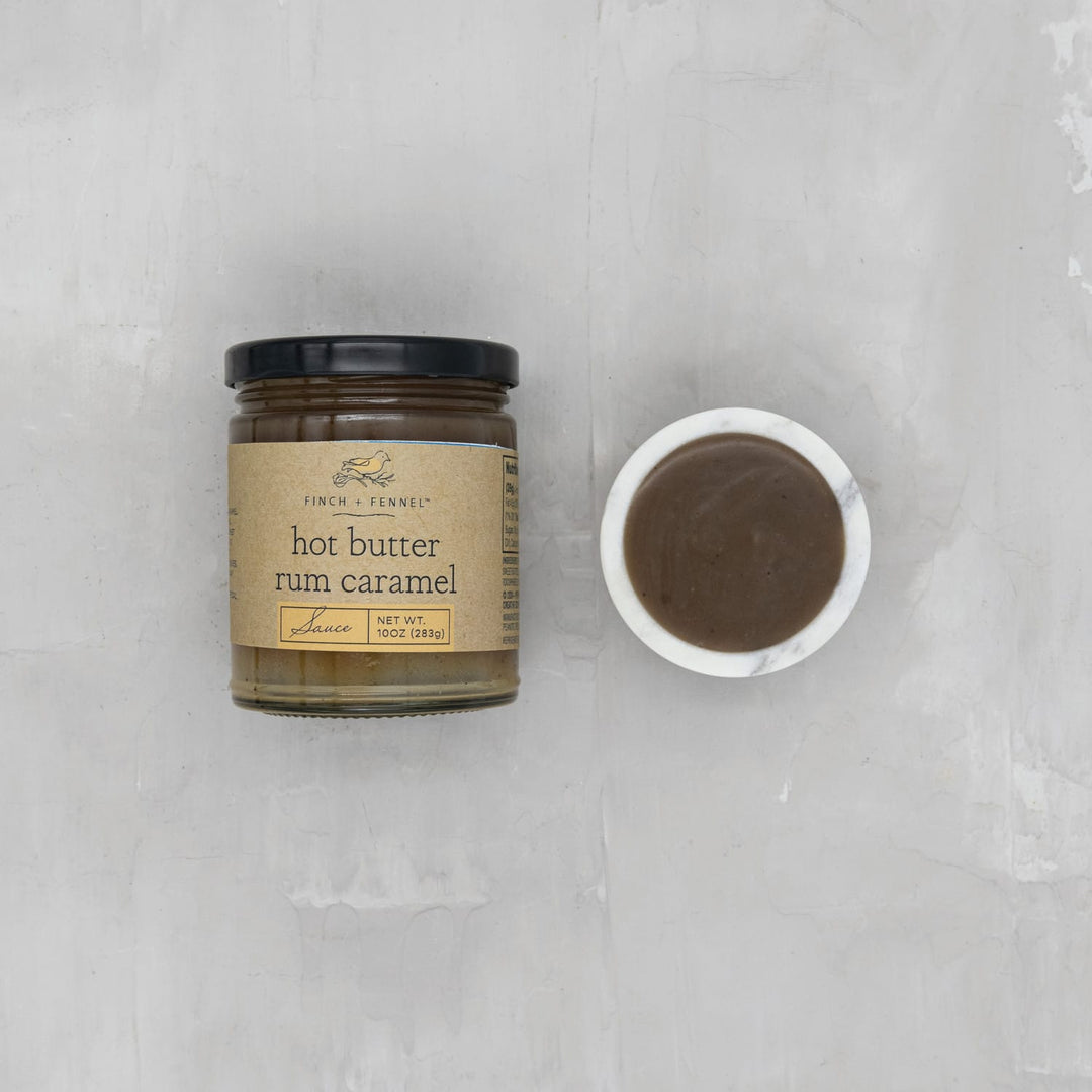 Finch & Fennel Home 10 oz. Hot Butter Rum Caramel Sauce
