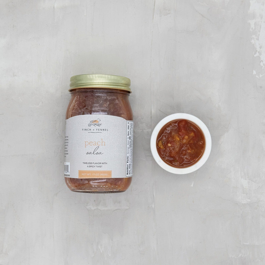 Finch & Fennel Home 17 oz. Peach Salsa