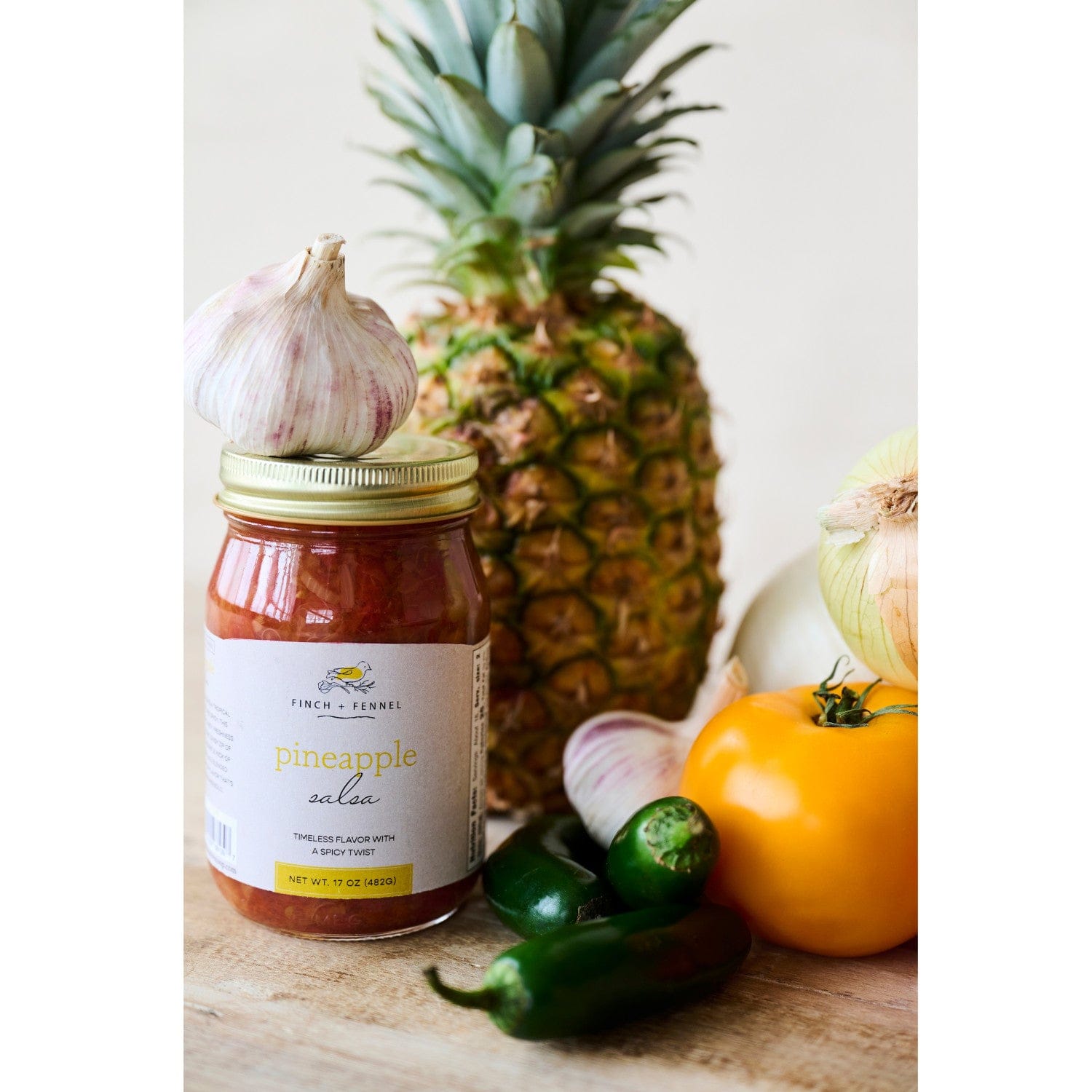 Finch & Fennel Home 17 oz. Pineapple Salsa