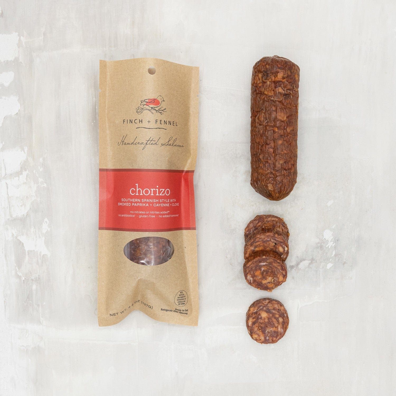 Finch & Fennel Home 4.5 oz. Chorizo Salumi
