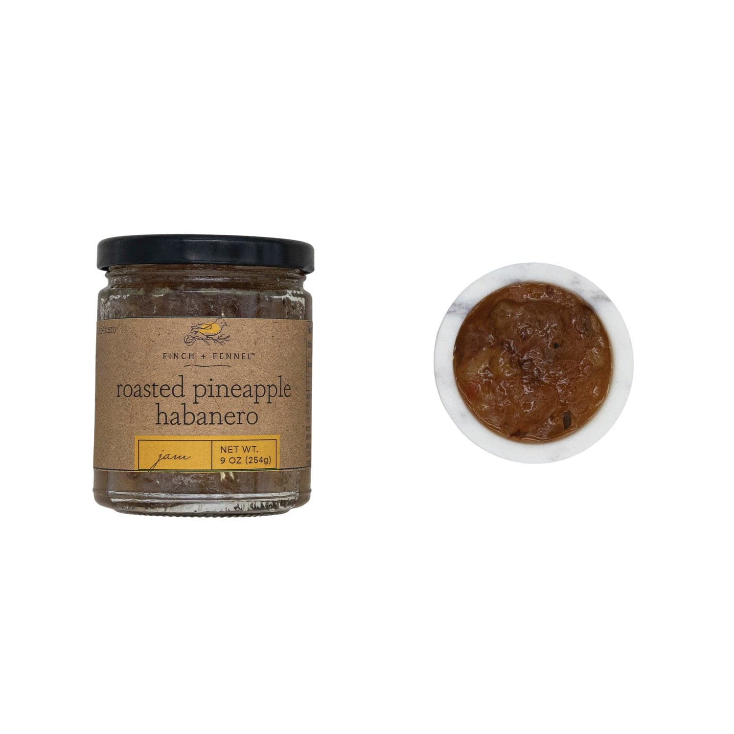 Finch & Fennel Home 9 oz. Roasted Pineapple Habanero Jam