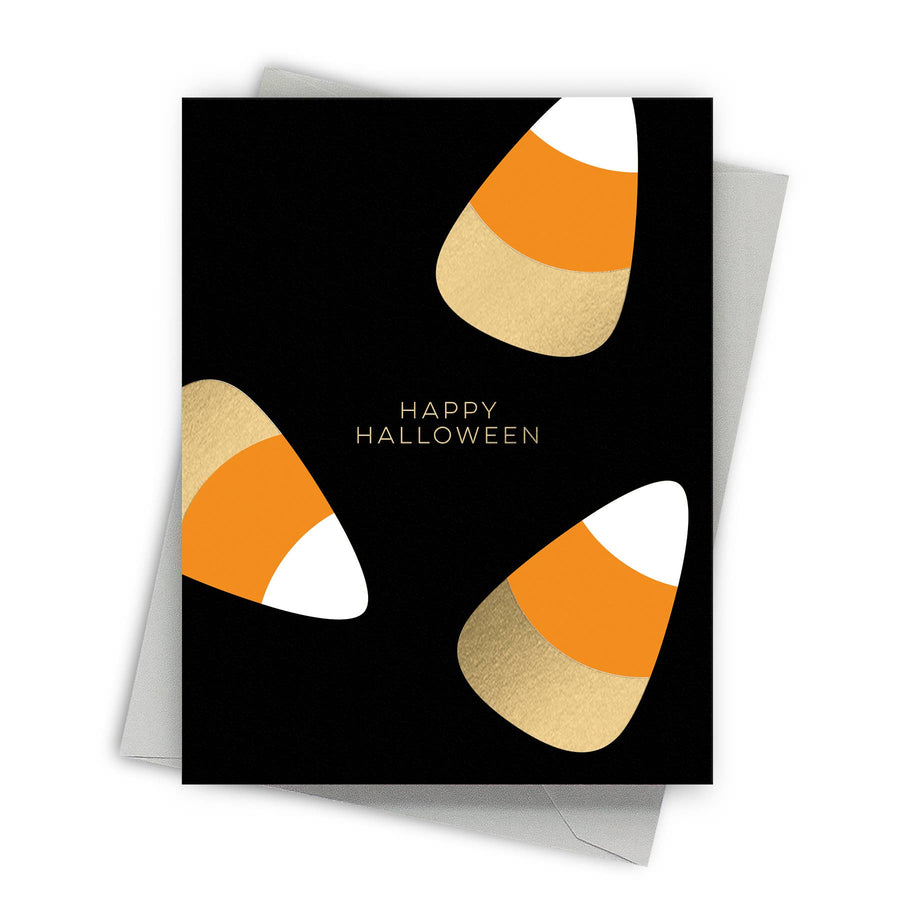 Fine Moments Card Candy Corn Fun – Classic Halloween Card