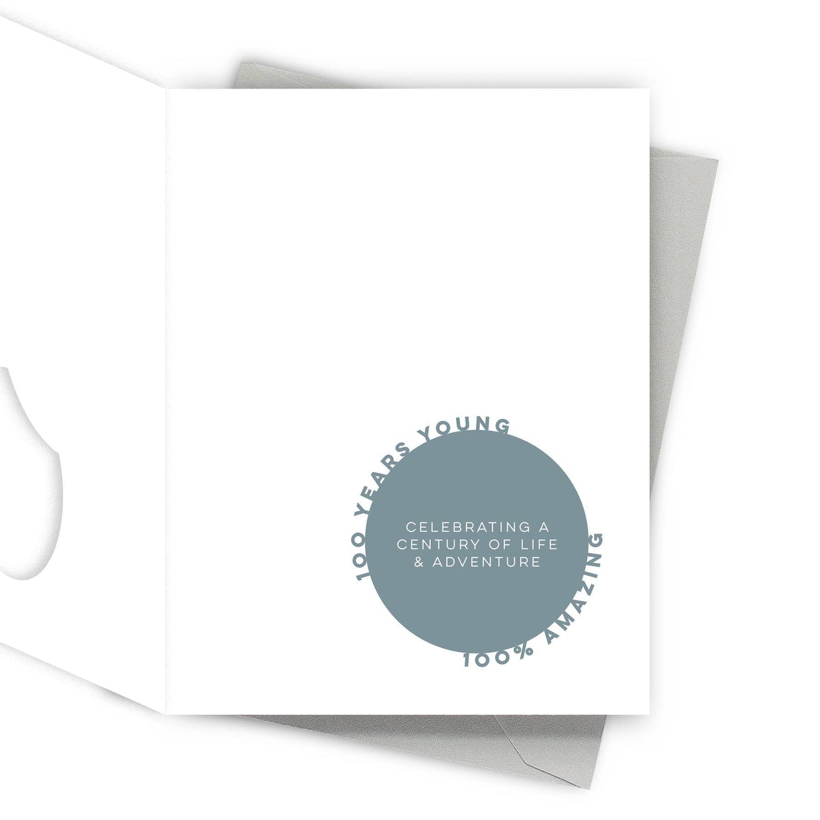 Fine Moments Card Century Celebration – 100 Year Birthday Card