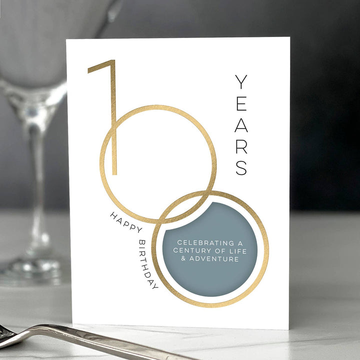 Fine Moments Card Century Celebration – 100 Year Birthday Card