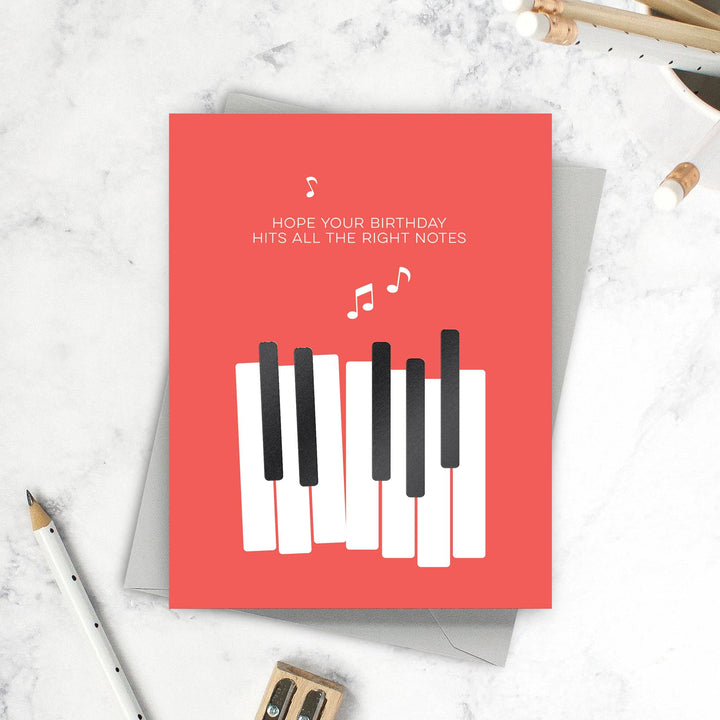 Fine Moments Cards The Right Notes - Musical Inspired Birthday Card