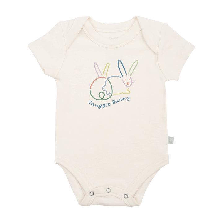 Finn and Emma Baby 0-3m Baby graphic bodysuit | snuggle bunny