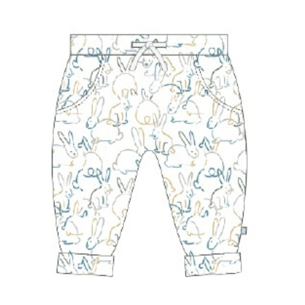 Finn and Emma Baby Baby lounge pants | bunnies