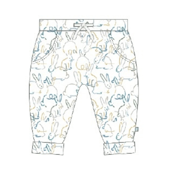 Finn and Emma Baby Baby lounge pants | bunnies