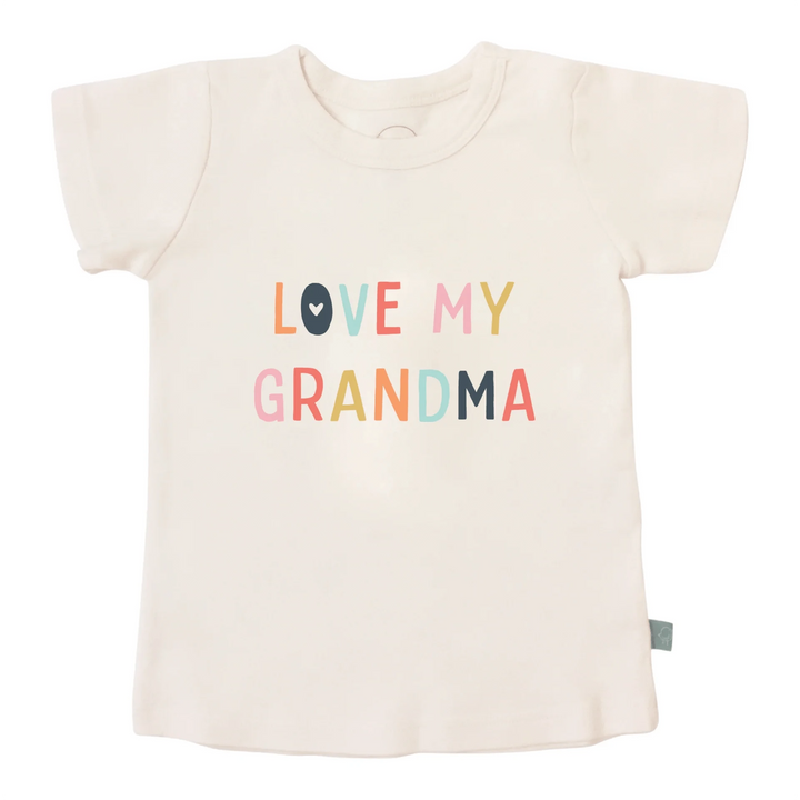 Finn and Emma Baby Love My Grandma Graphic Tee