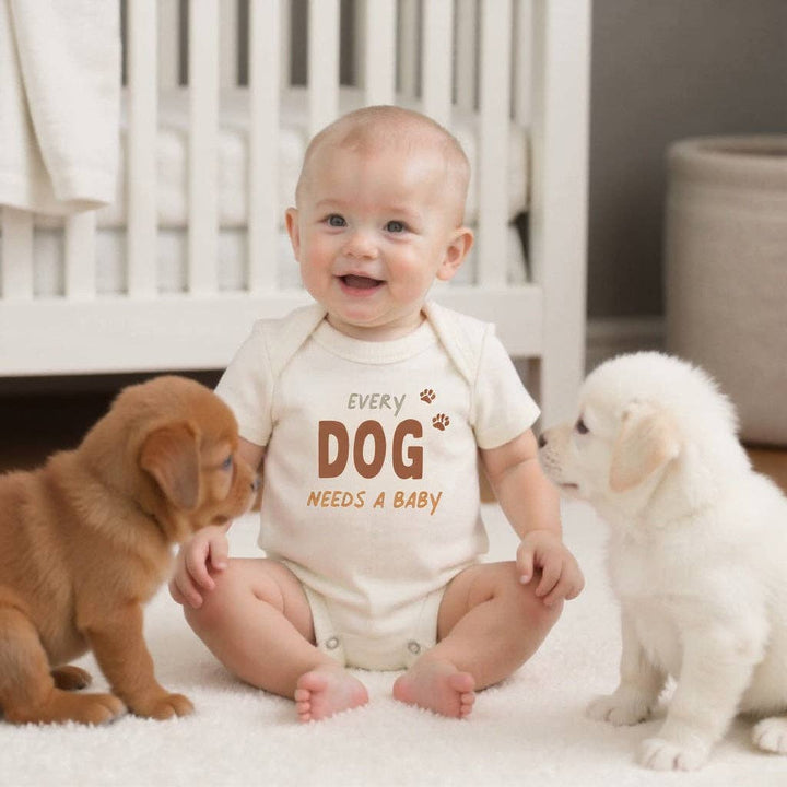 Finn + Emma Baby Every Dog Needs A Baby Bodysuit
