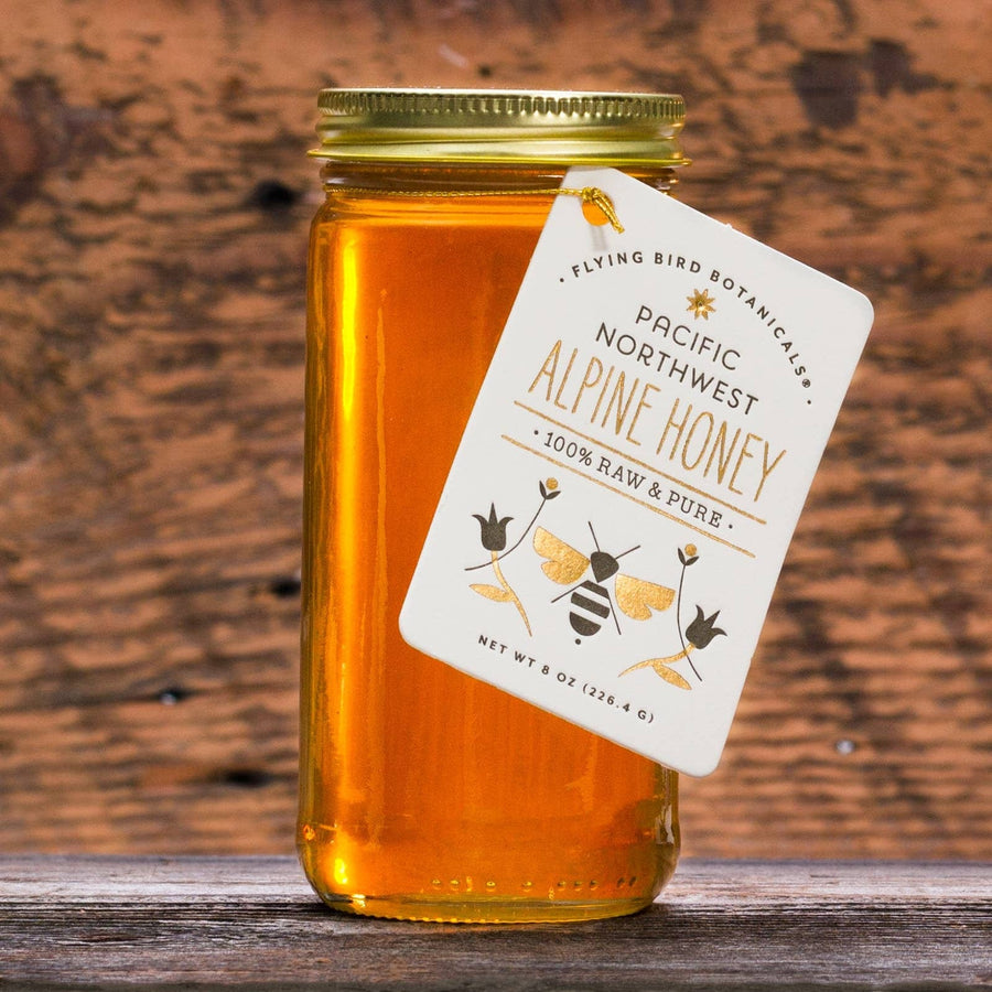 Flying Bird Botanicals Home Alpine Raw Honey - 8oz