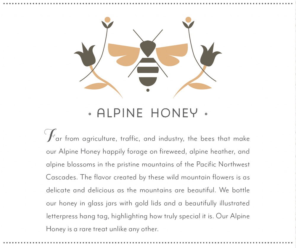 Flying Bird Botanicals Home Alpine Raw Honey - 8oz