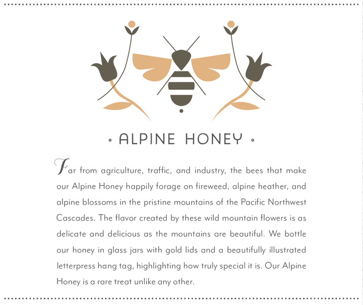 Flying Bird Botanicals Home Alpine Raw Honey - 8oz