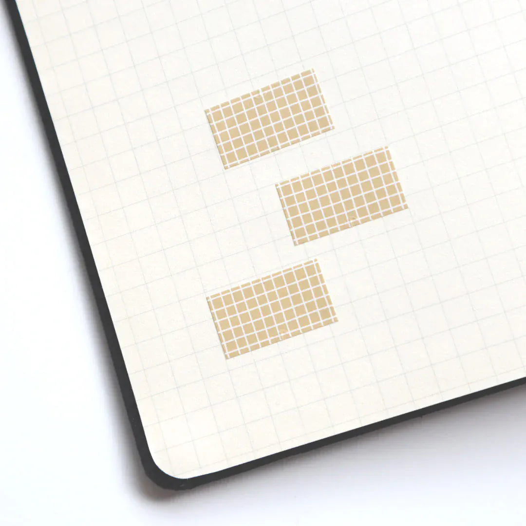 forme. Paper Yuru Grid Labeler Sticker, Greige| forme.