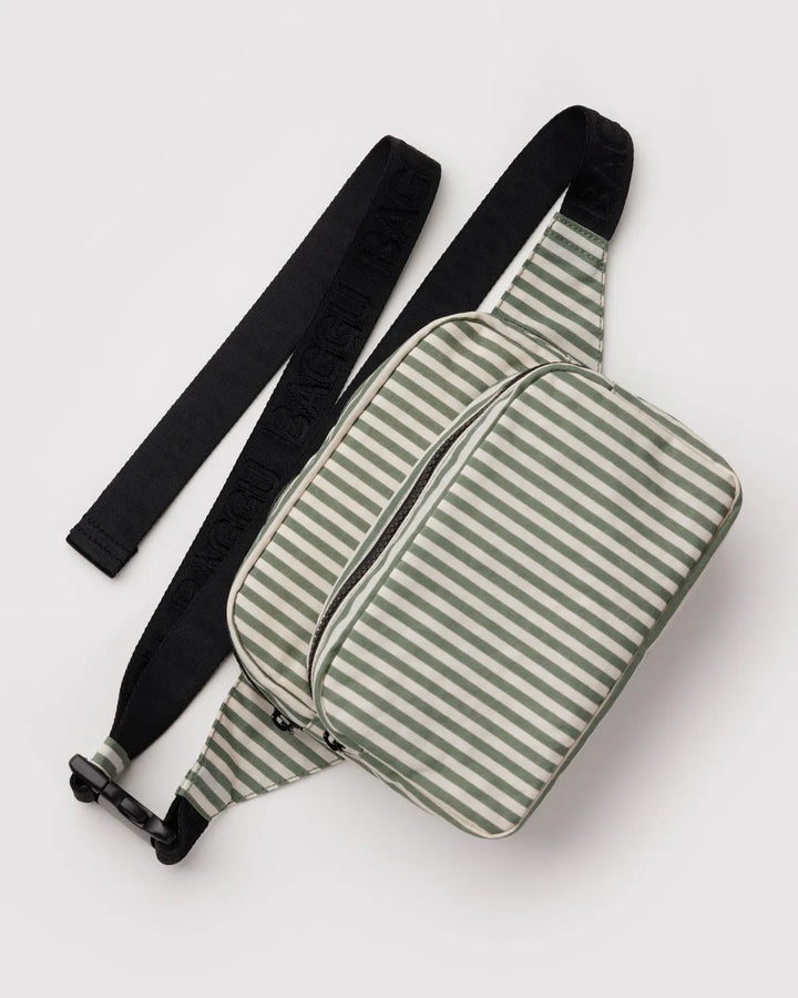 Baggu Fashion Fanny Pack | Sage Stripe