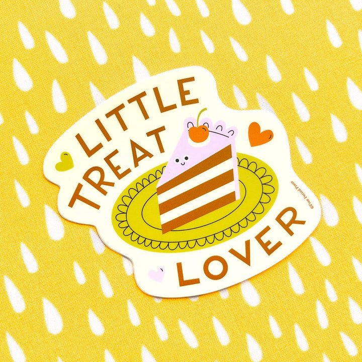 Free Period Press Cards Little Treat Lover Cake Vinyl Decal Sticker