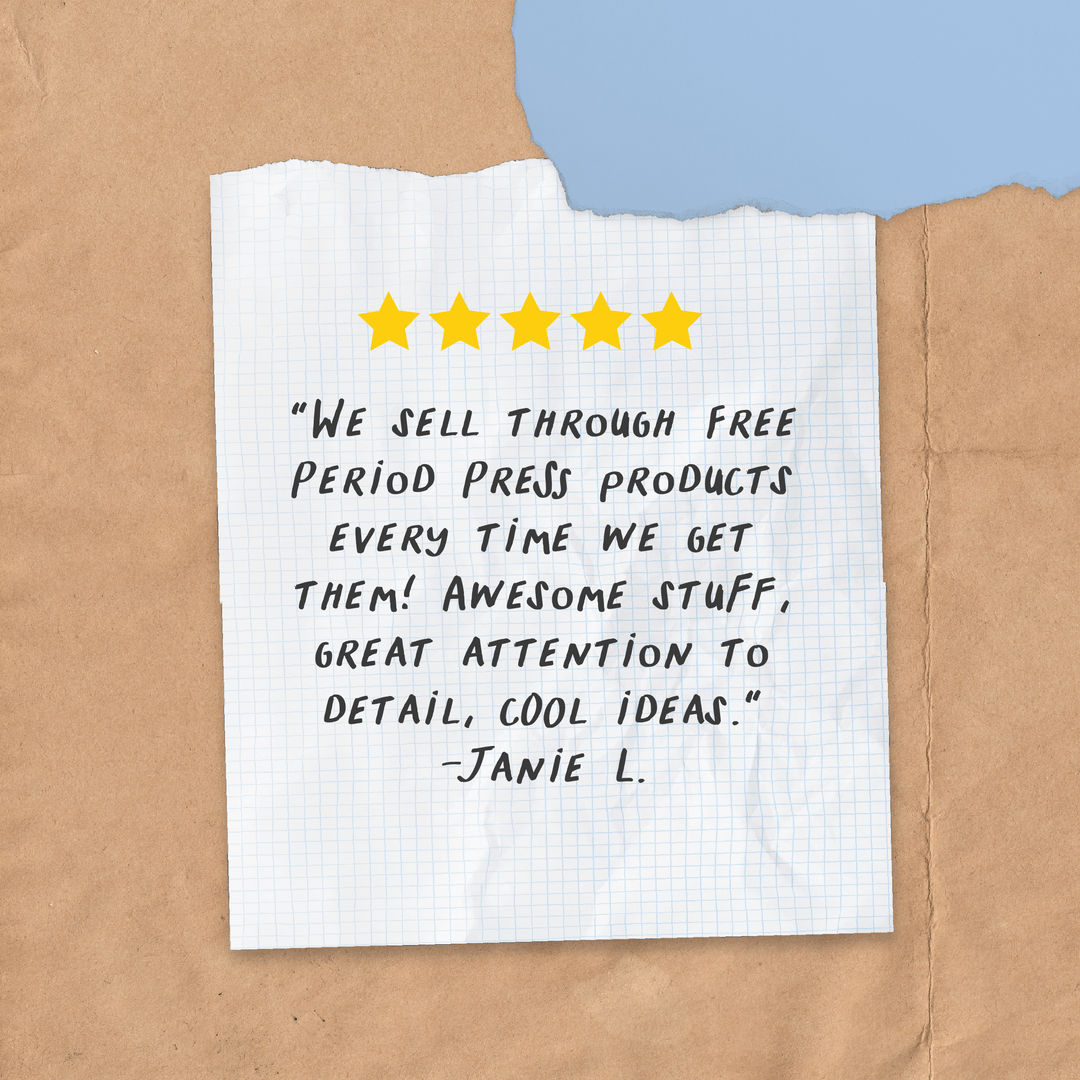 Free Period Press Cards You Are More Than Enough Vinyl Decal Sticker
